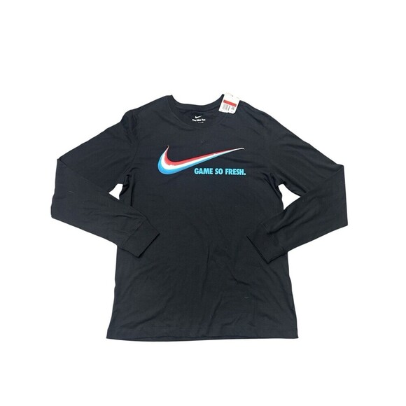 Nike Other - Nike Limited "Game So Fresh" Men's Jet Black Large Long Sleeve Tee 100% Cotton